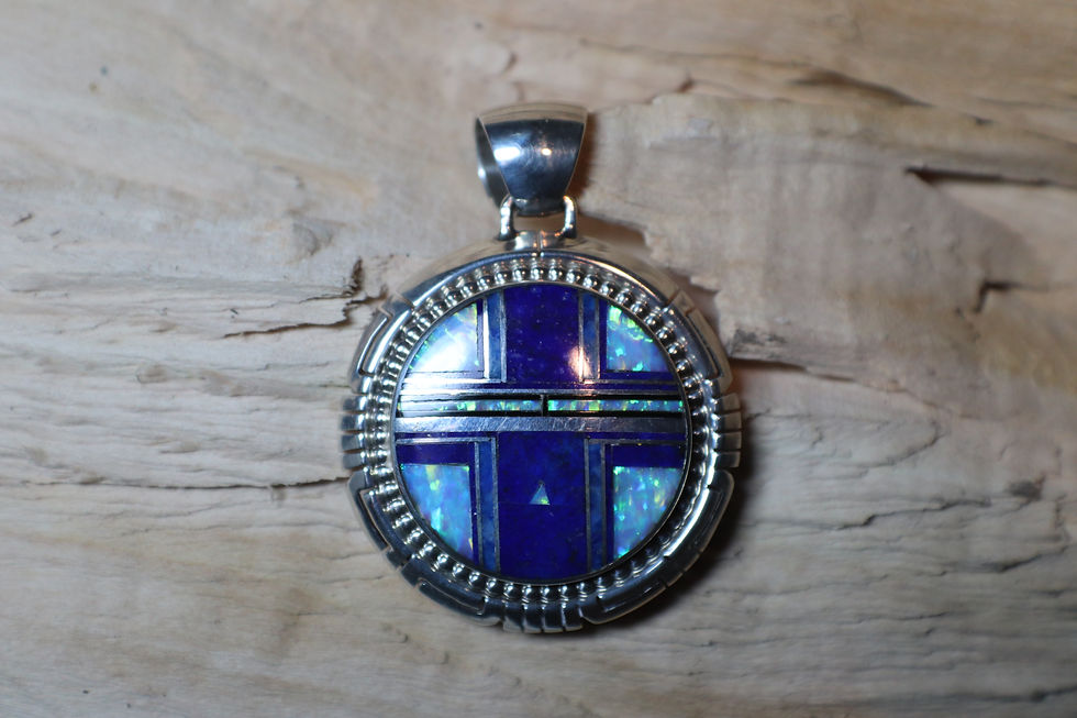Thumbnail: James Lee - inlaid Pendant