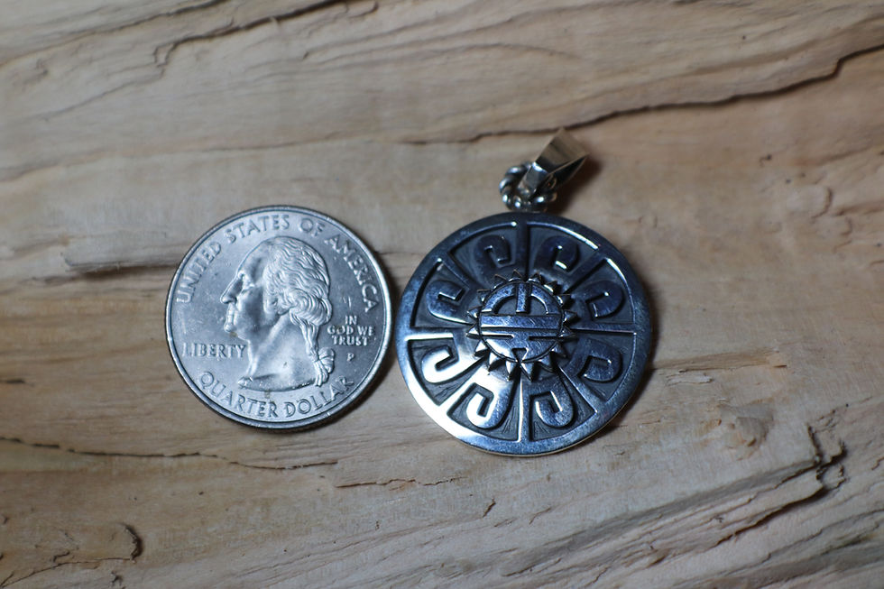 Thumbnail: Hopi Sunface - Multi-layer Pendant