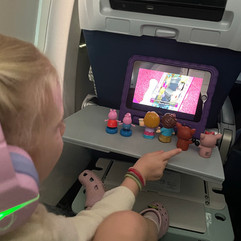 flying with toddler