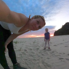Beach trip with kids 