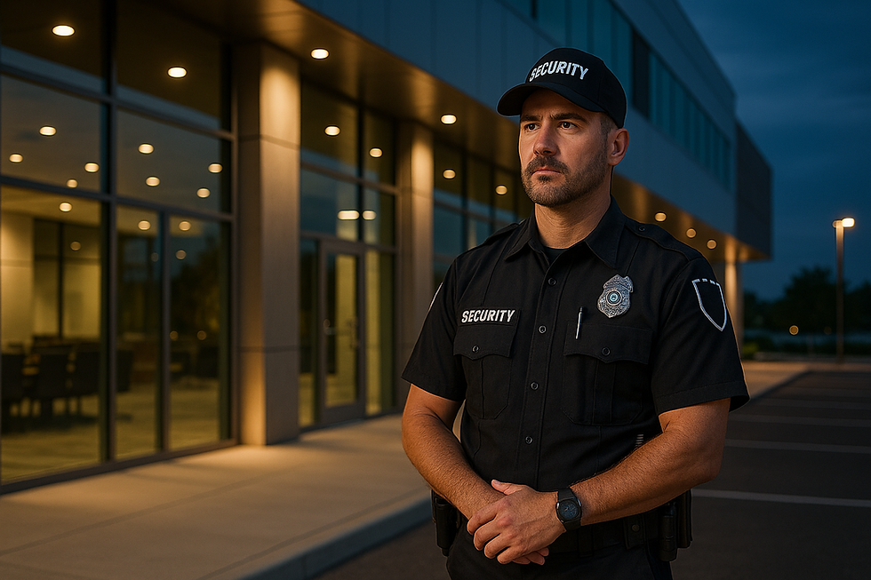 Commercial security guard service image