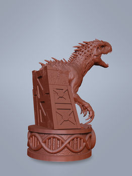 3D Indominus Rex Sculpt