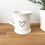 Thumbnail: Bone China Simple Heart Mug Back