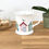 Thumbnail: Beach Hut Bone China Small Tankard Mug with Green Deckchair