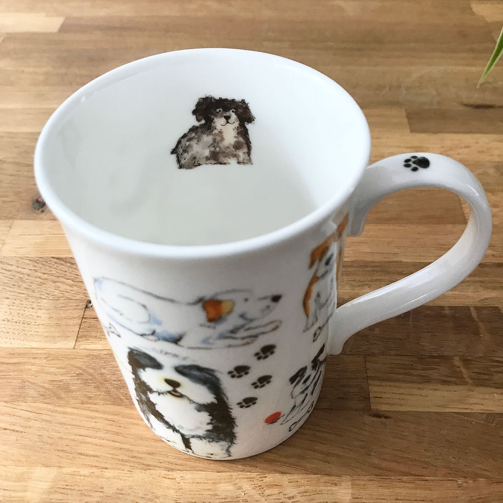 Thumbnail: Dogs Bone China Mug (style 4)
