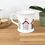 Thumbnail: Beach Hut Bone China Small Tankard Mug with Green Deckchair
