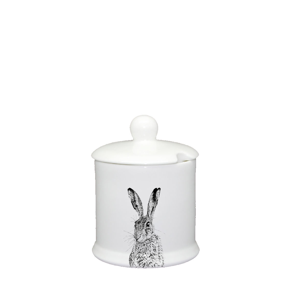Shy Hare Bone China Condiment Jar