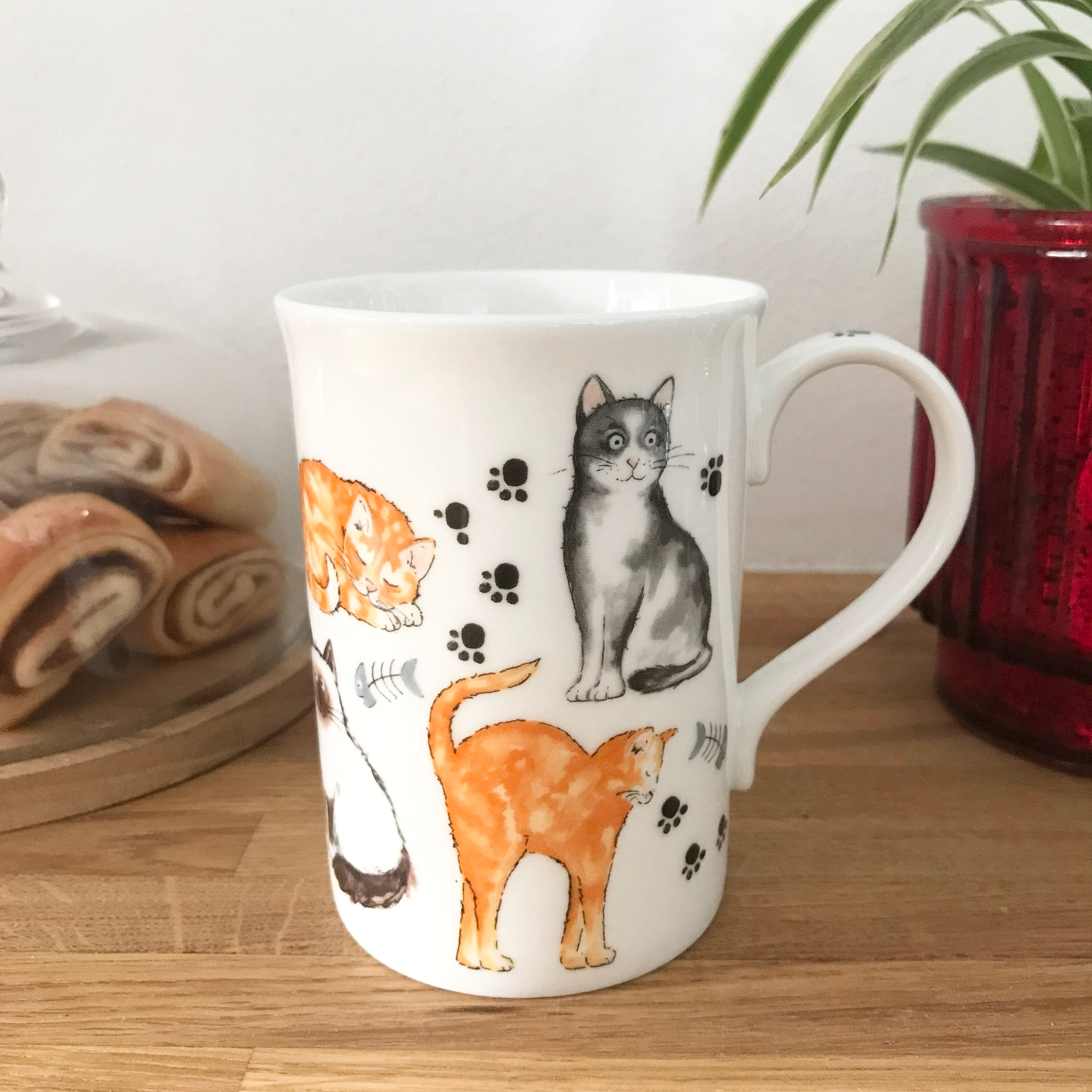 Cats Bone China Mug (style 4)