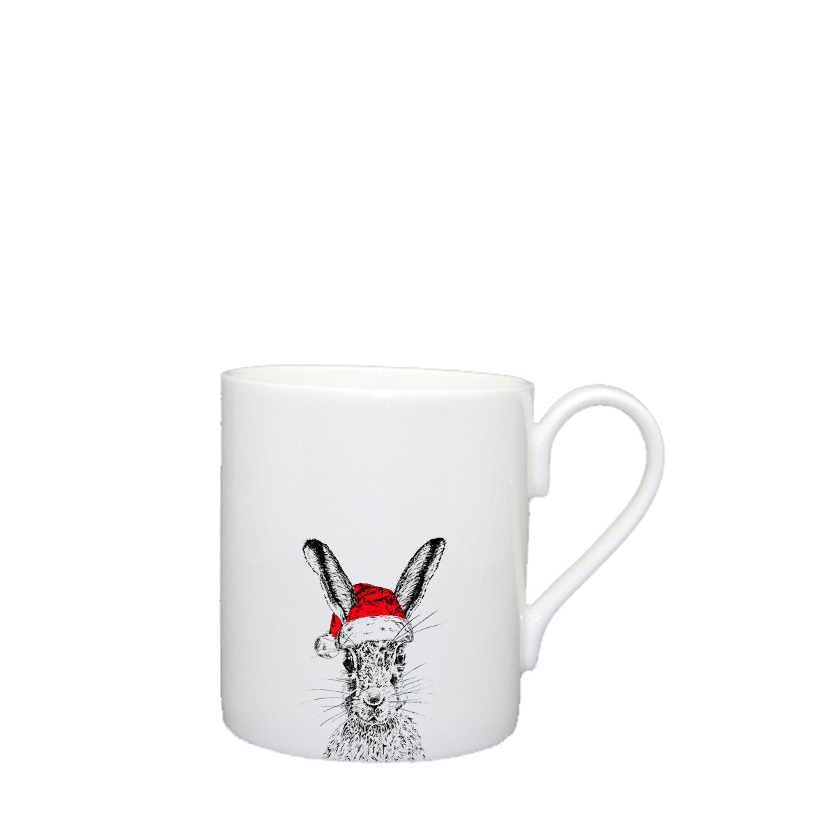 Christmas Sassy Hare Bone China Mug