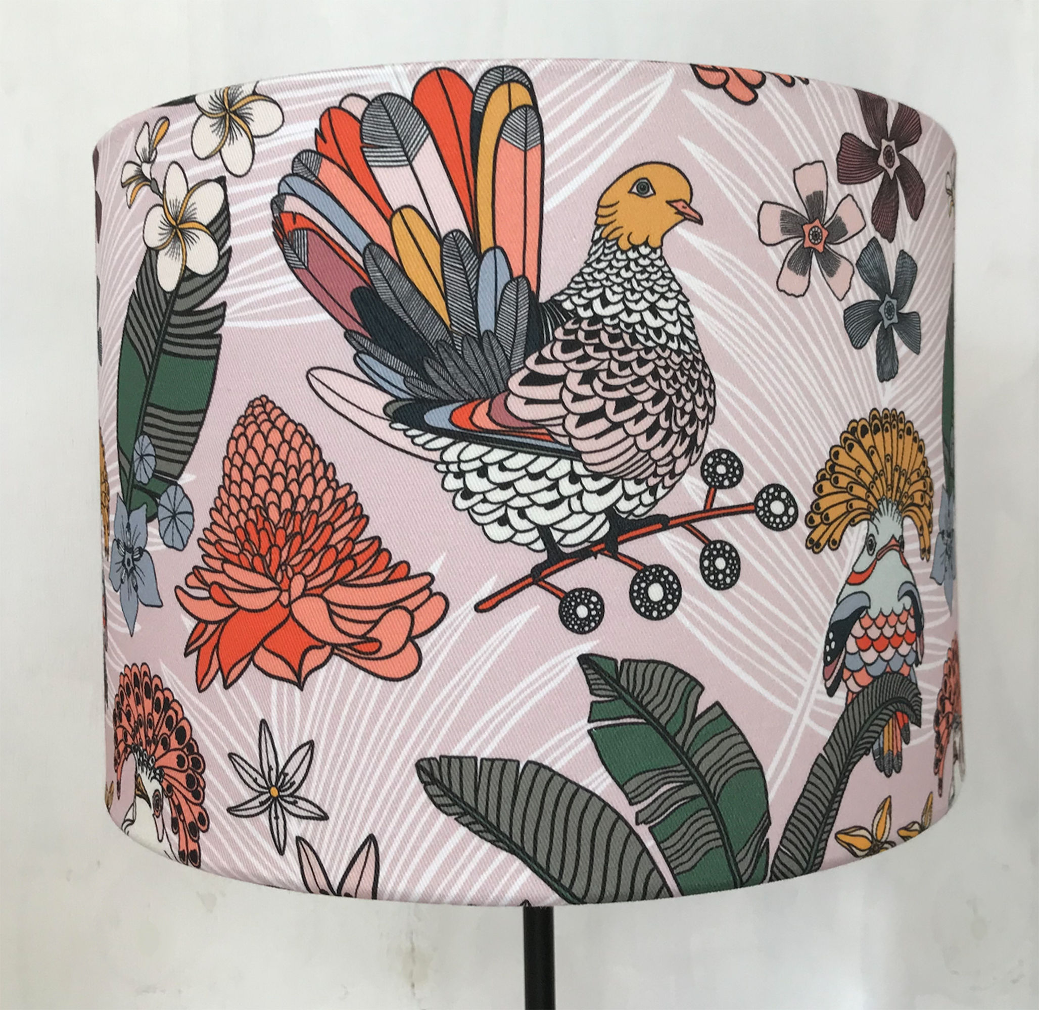 Pink Pigeon Lampshade ulrikajarl.com