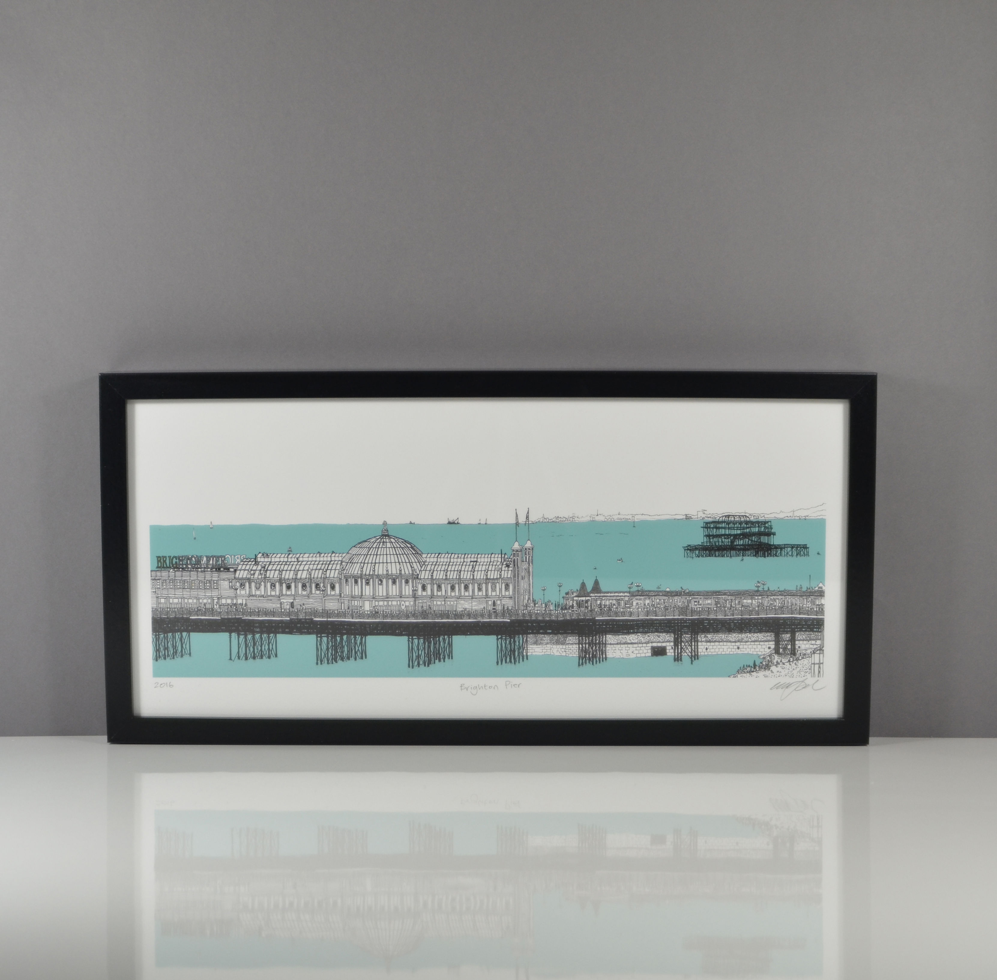 Brighton Pier Giclée Print ulrikajarl.com