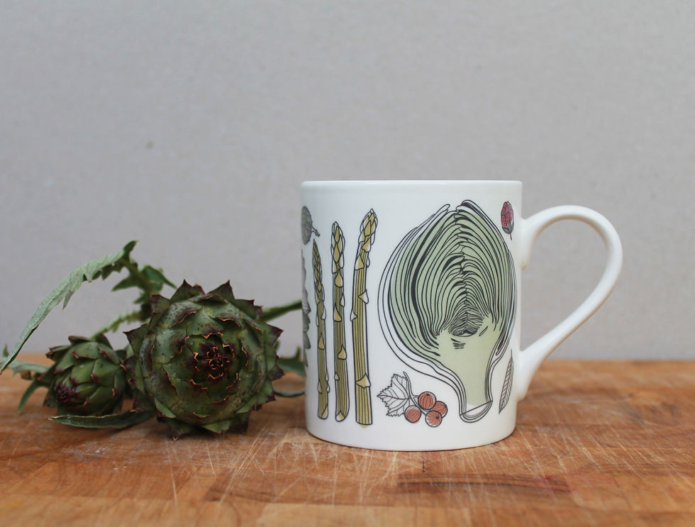 Thumbnail: Artichoke Sunflower Mug