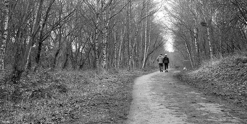 Pepole walking outdoors