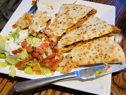 BBQ Pork Quesadilla