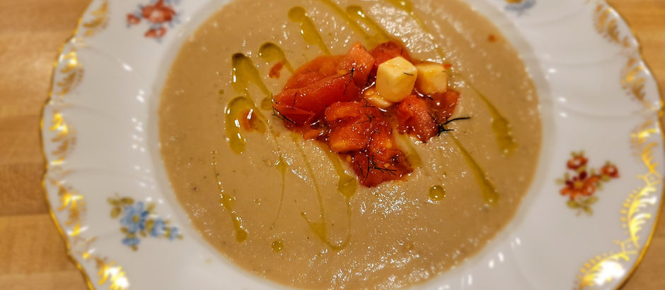 Roasted Eggplant & Tahini Soup