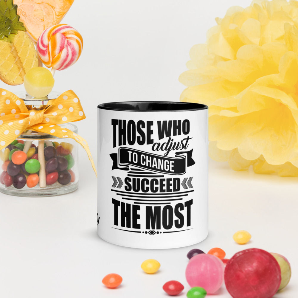 Mug with Color Inside Those Who