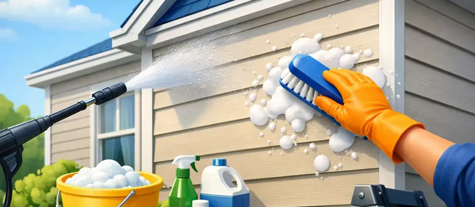 How to Clean Vinyl Siding Safely