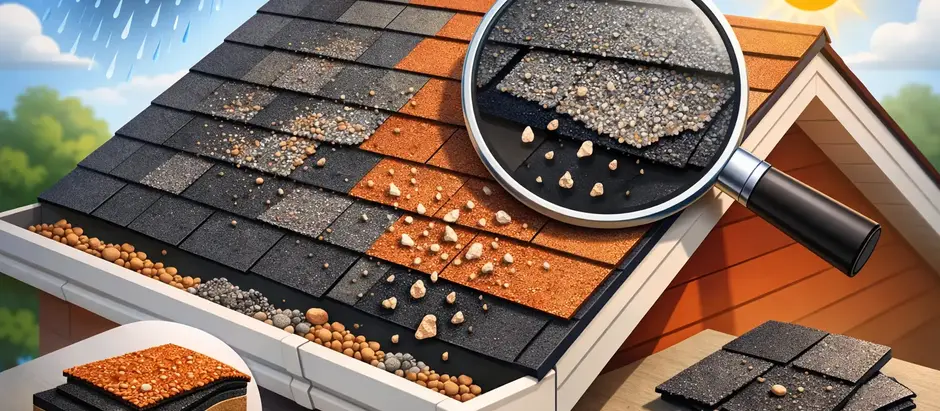 Roof Shingle Granule Loss Meaning Explained