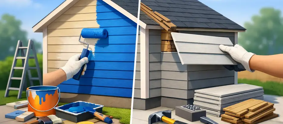 Siding Painting vs Replacement: Which Pays Off?