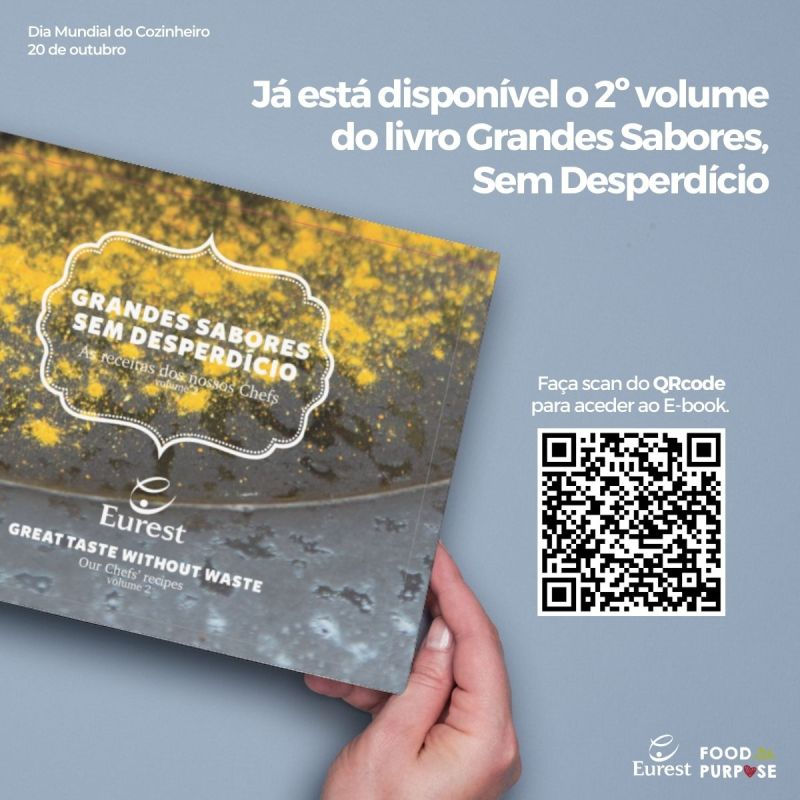 eurest, chefs, cozinhar, livro de receitas, sustentabilidade, desperdício zero