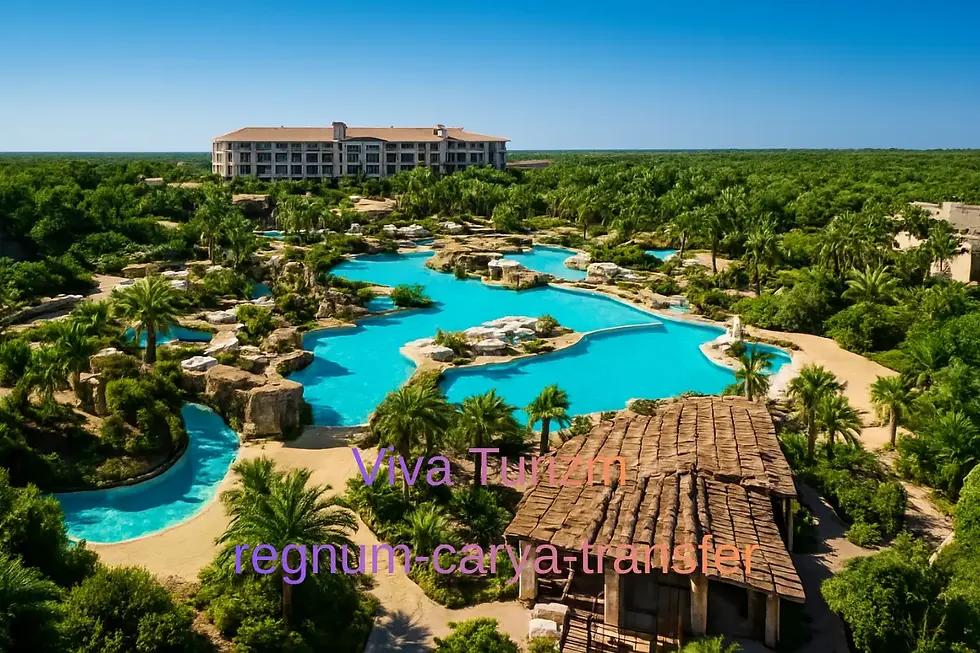 antalya havalimani regnum carya transfer vip mercedes vito