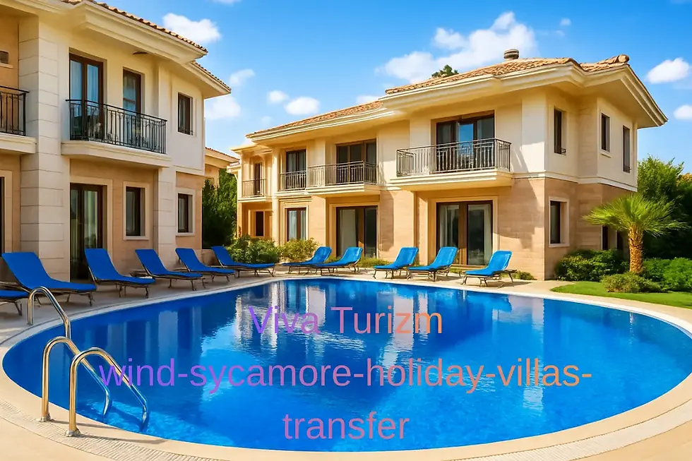 wind sycamore holiday villas transfer vip vito viva turizm