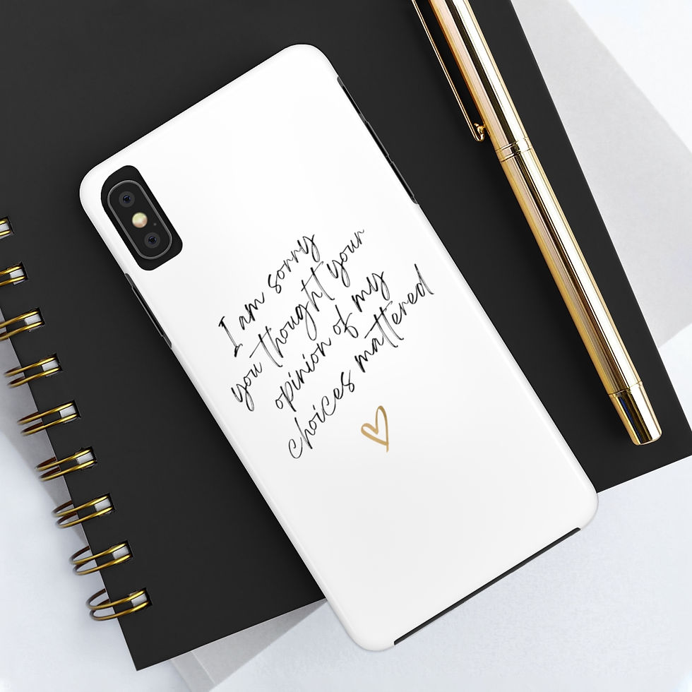 Thumbnail: My Choices - Phone Cases