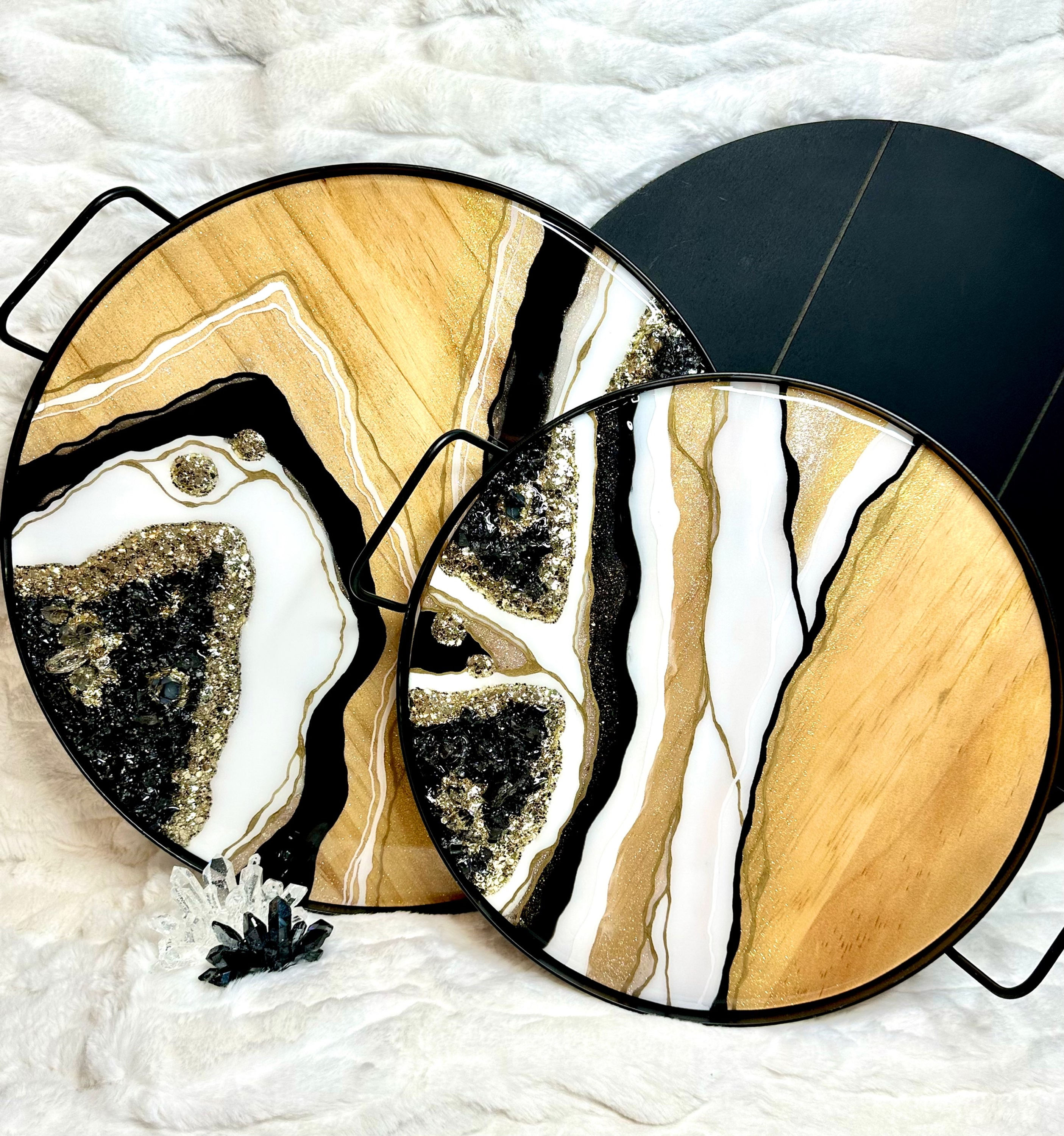 Décor Trays - Black & White