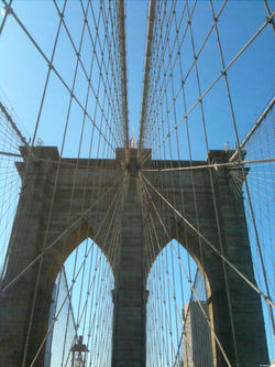 Brooklyn Bridge grids