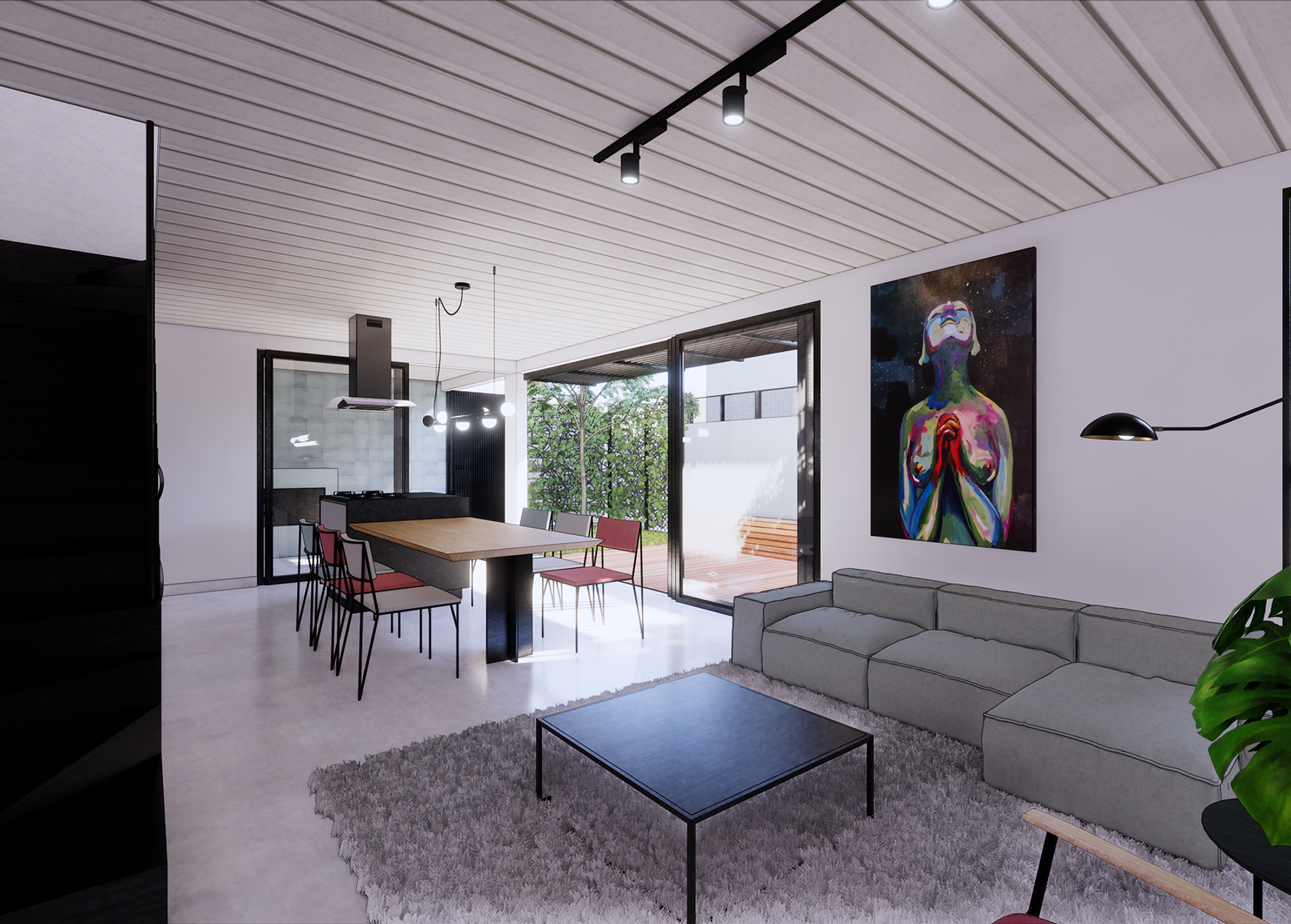 Projeto de arquitetura de casa no bairro Santo Antônio, Belo Horizonte