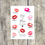 Thumbnail: Kiss the Miss Goodbye Hen Do Party Print Keepsake