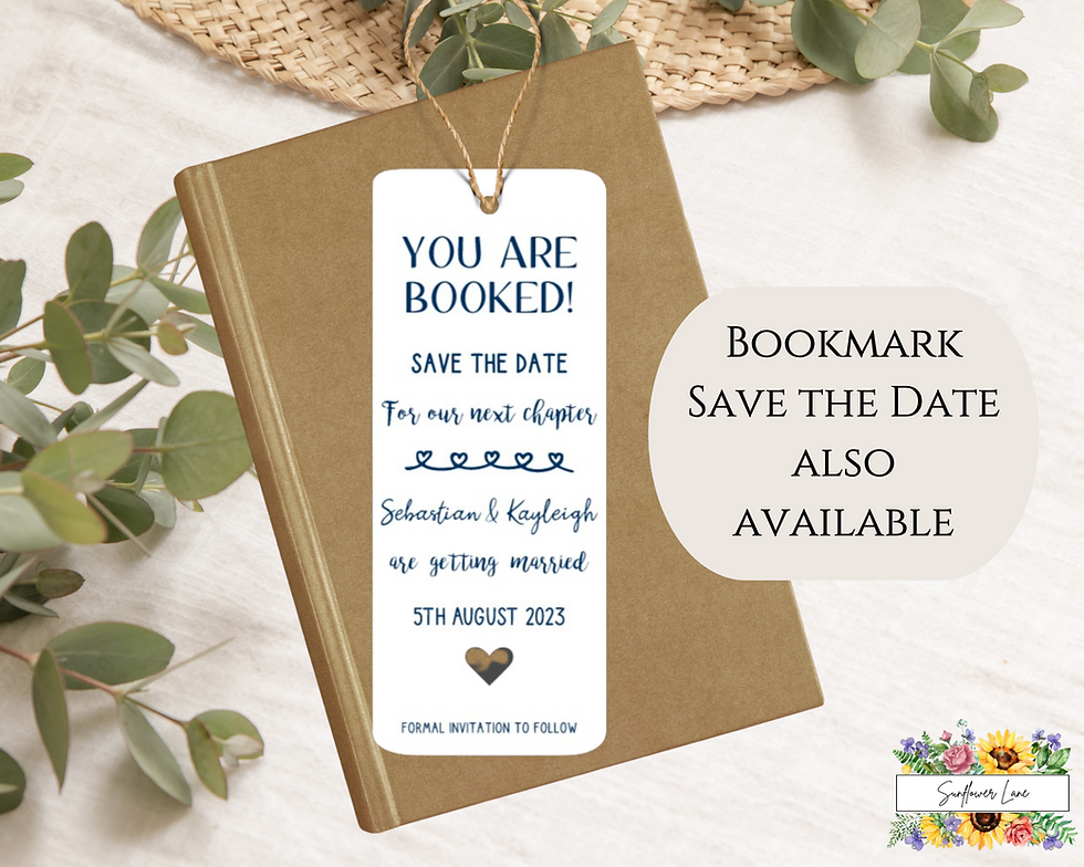 Thumbnail: Library Book Wedding Invitation Set, Book Cover Wedding Invitation