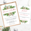 Thumbnail: Winter Berries Wedding Invitation Set, Wedding Invitation Suite, Christmas