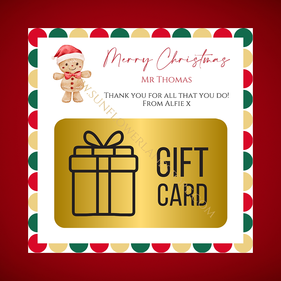 Thumbnail: Teacher Christmas Gift Card Holder | Teacher Christmas Gift