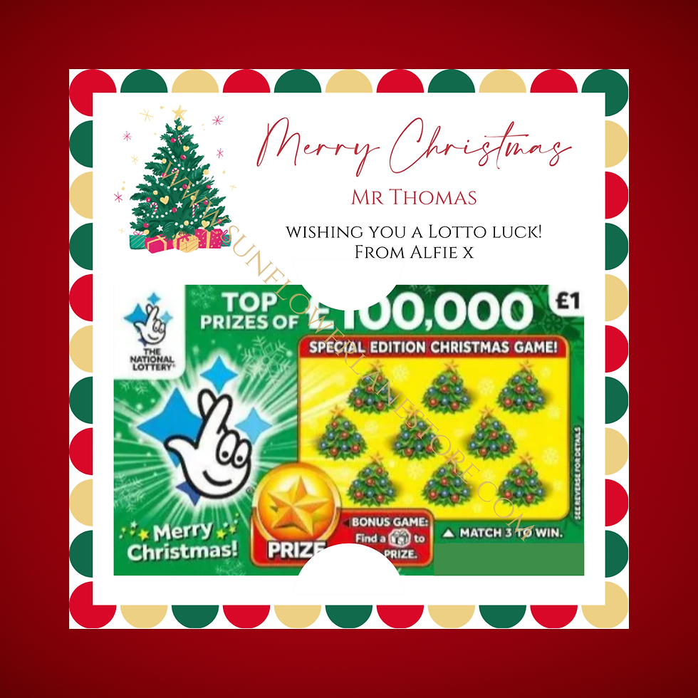 Thumbnail: Christmas Teacher Scratch Card Holder | Teacher Christmas Gift