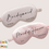 Thumbnail: Bridal Party Eye Masks | Personalised Bridesmaid, Bride, Wedding Eye Masks