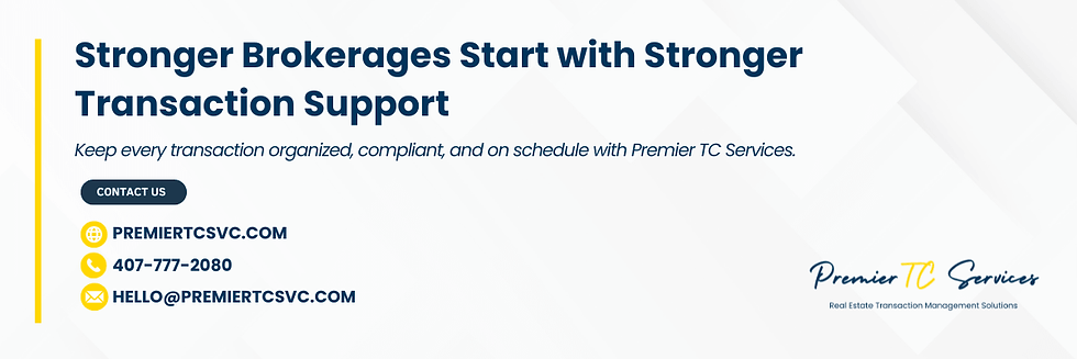 Premier TC Services ad with blue headline, Contact Us button, website, phone, and email on a white background.
