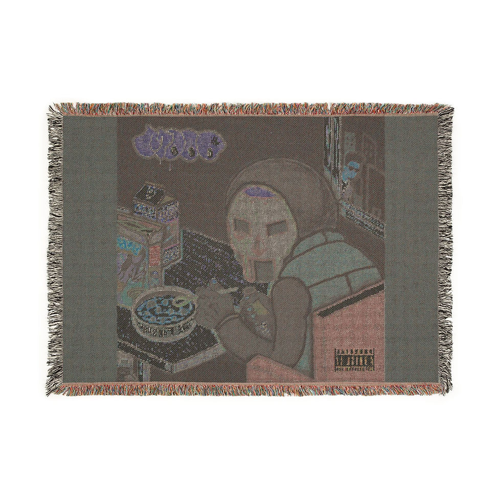 Thumbnail: "Mmm...Food" Woven Blanket