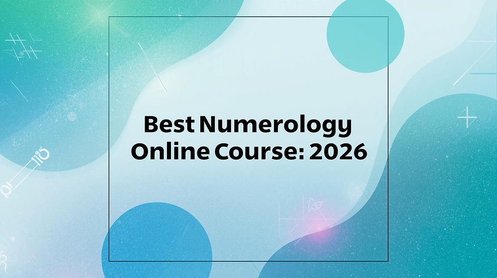 Best Numerology Online Course: How to Choose the Right Program for Your Career