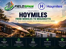 FieldSpan case study examining Hoymiles microinverters, module-level power electronics, commercial energy storage and utility-scale distributed-energy infrastructure.