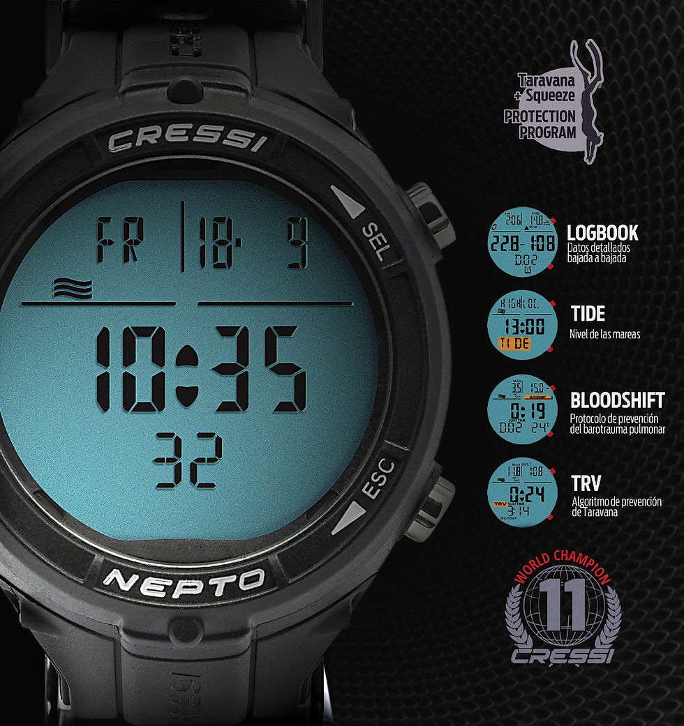 Miniatura: Cressi Computadora Buceo Neon