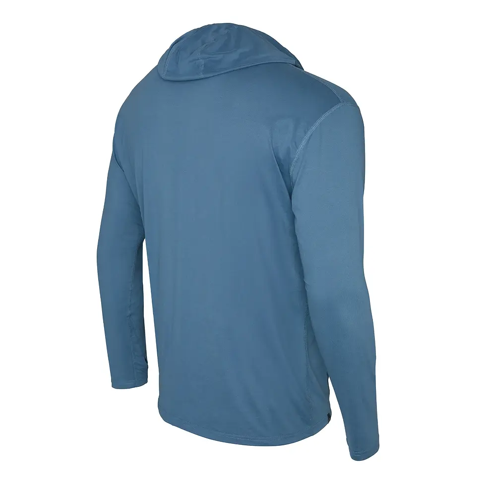 Miniatura: Pelagic Freespool Hooded Performance Shirt Petrol