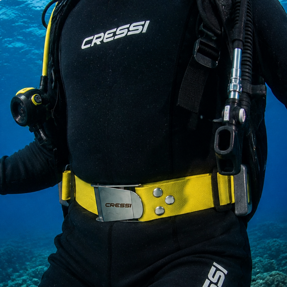Miniatura: CRESSI Cinturon Buceo Caucho MALTA
