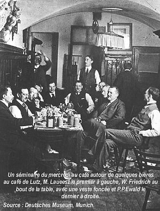 Séminaire scientifique au café de Lutz.
