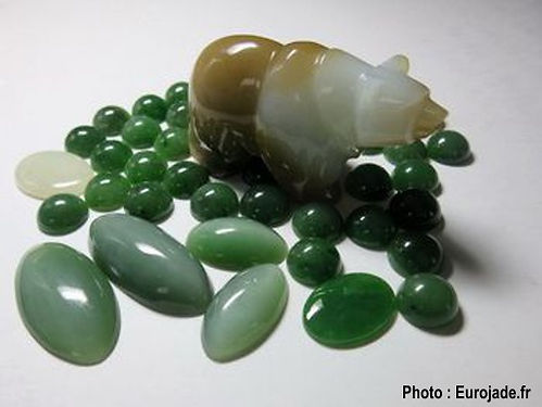 Jade néphrite sibérien.