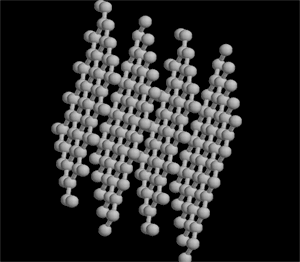 Structure cristalline du graphite