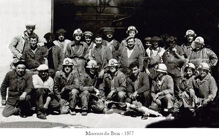 Mineurs du Beix - fermeture 1977.