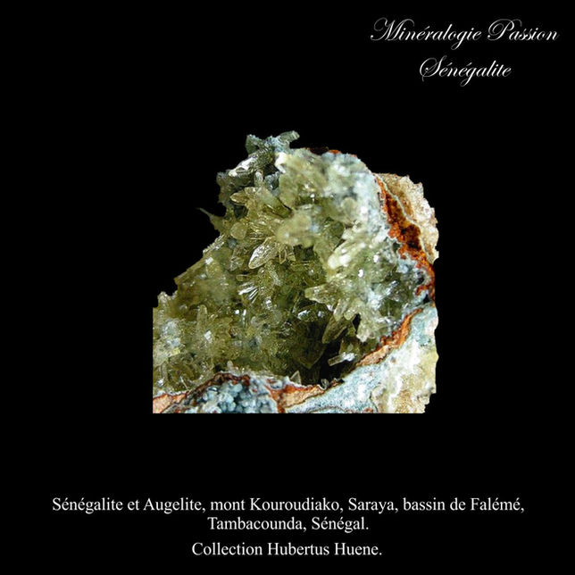 Sénégalite et Augelite, mont Kouroudiako, Saraya, bassin de Falémé, Tambacounda, Sénégal.