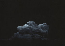 Le Silence des cieux. Acrylique et crayons sur papier. 29,7 x 42. 72 dpi web. 2024