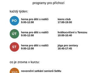 Měsíční program - leden 2026